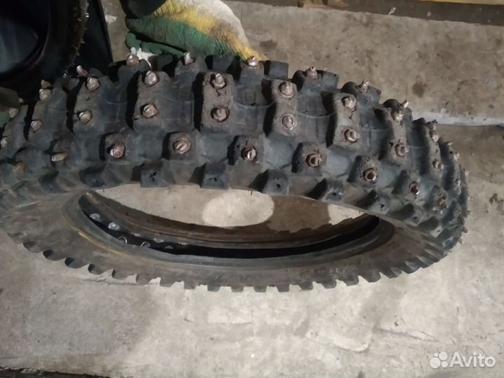 Покрышка для питбайка задняя R14 шипованная