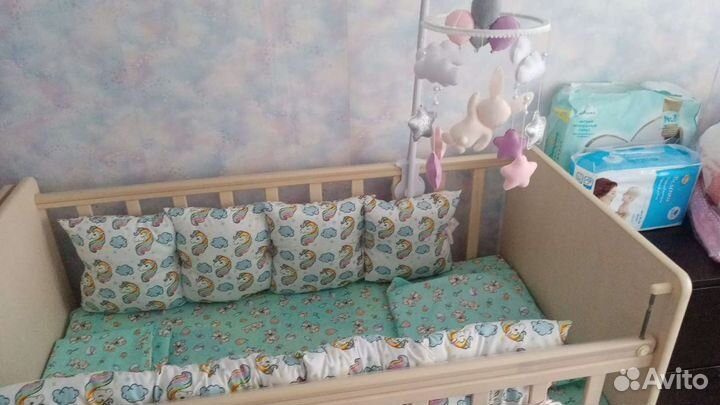 Бортики в детскую кроватку