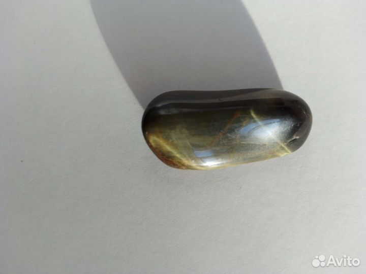 Кошачий глаз,натуральный камень мельхиор