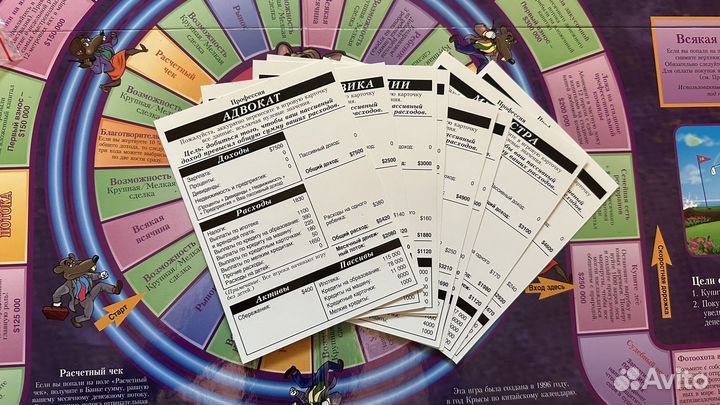 Игра настольная Денежный поток Cashflow 101+202