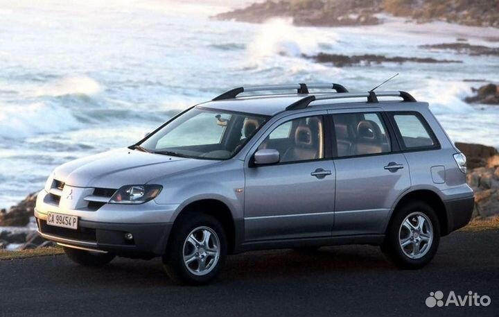 Порог Mitsubishi Outlander 2001-2008 (0,8мм)