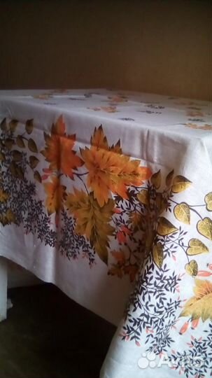 Скатерть льняная СССР