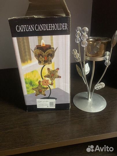 Подсвечник 1 свеча Цветок