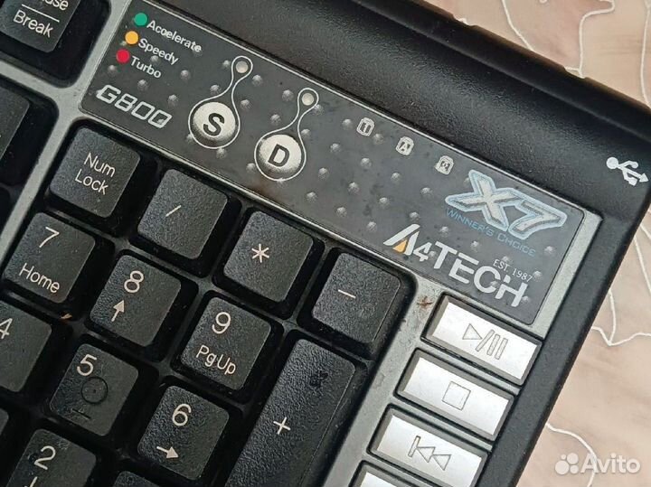 Игровая клавиатура x7 4tech g800