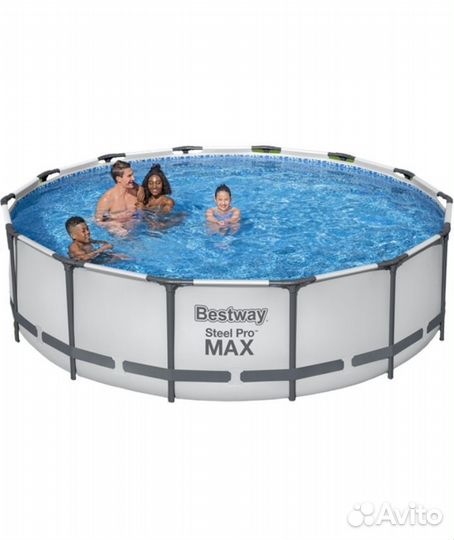 Каркасный бассейн bestway 427х107+лест+фильтр+тент