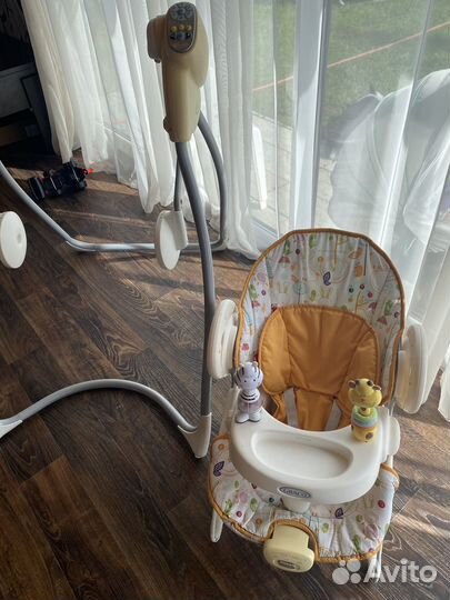 Детские электронные качели graco