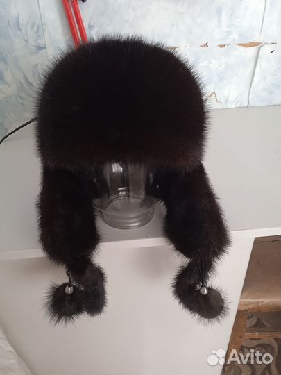 Шапка норковая женская