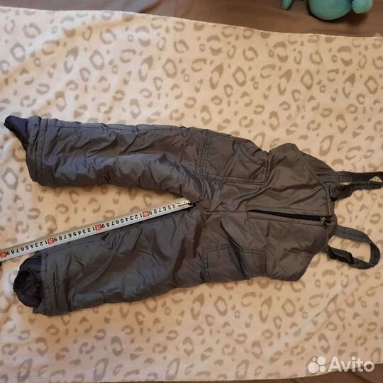 Зимние брюки полукомбинезон р 110