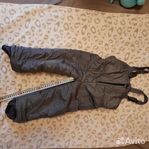 Зимние брюки полукомбинезон р 110