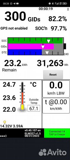 Высоковольтная батарея Nissan leaf