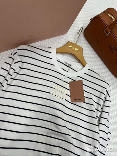 Лонгслив miu miu