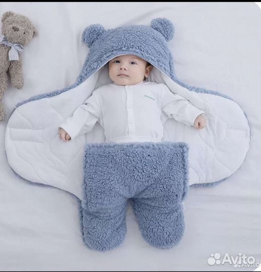 Спальный мешок для новорождённых новый