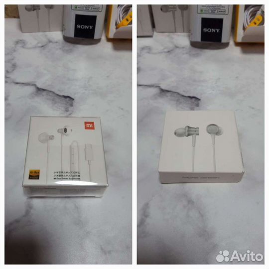 Проводные наушники Realme Sony Xiaomi Samsung