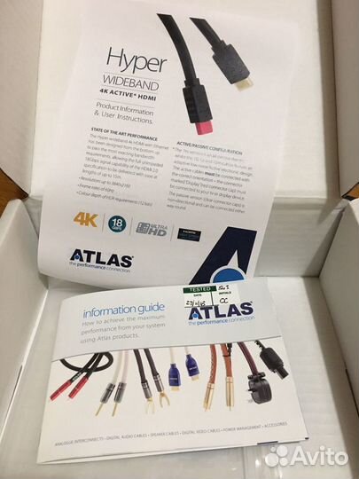 Atlas Hyper hdmi 4K Wideband 10m новый