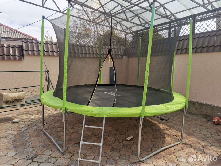 Батут с защитной сеткой arland 12FT