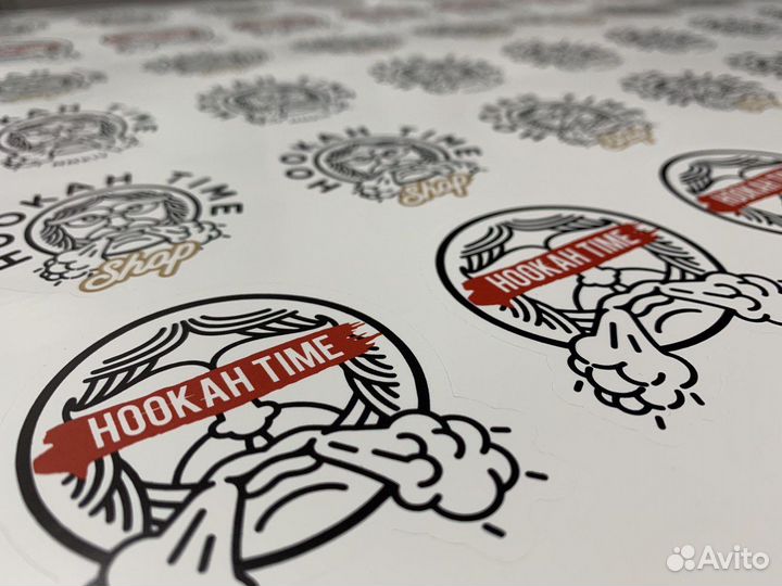 Печать блокнотов, журналов, наклеек, визиток