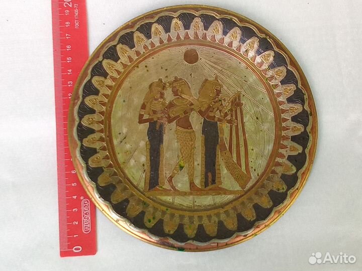 Тарелка декоративная и поднос лотом