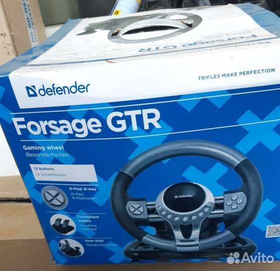 Игровой руль+педали Forsage GTR