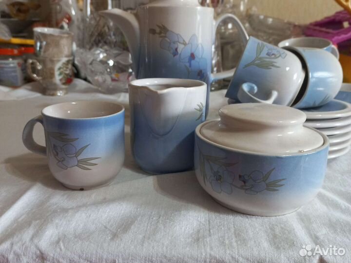 Сервиз кофейный гдр 15 предметов