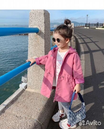 Плащ куртка для девочки 110 116
