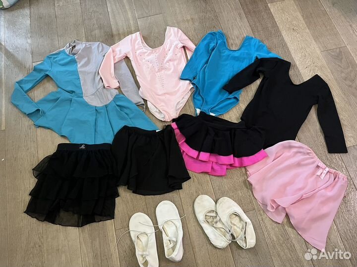 Гимнастические купальники/юбки/балетки