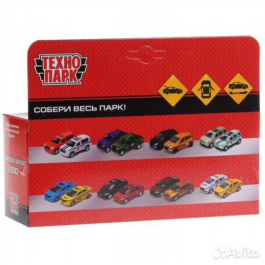 Машина Технопарк металл Mercedes-Benz G-Class 12 с