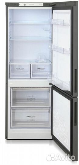 Холодильник Бирюса Б-W6034 графит матовый (двухкам