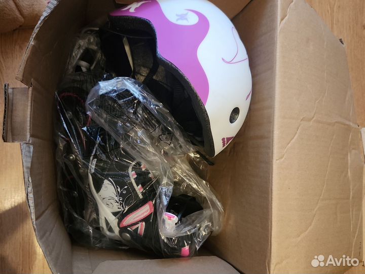 Роликовые коньки детские раздвижные