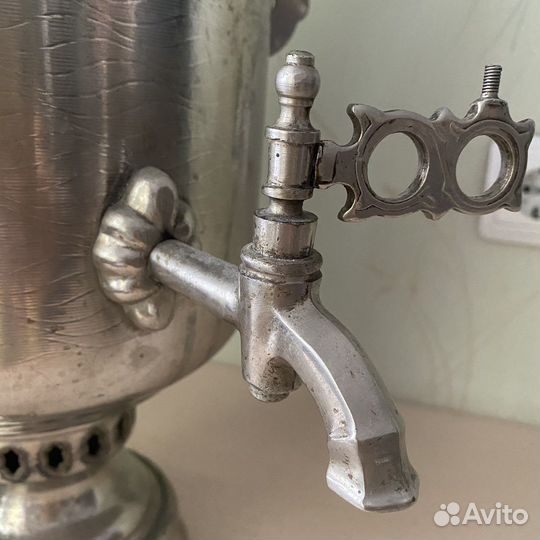 Угольный самовар 3,5 л с трубой