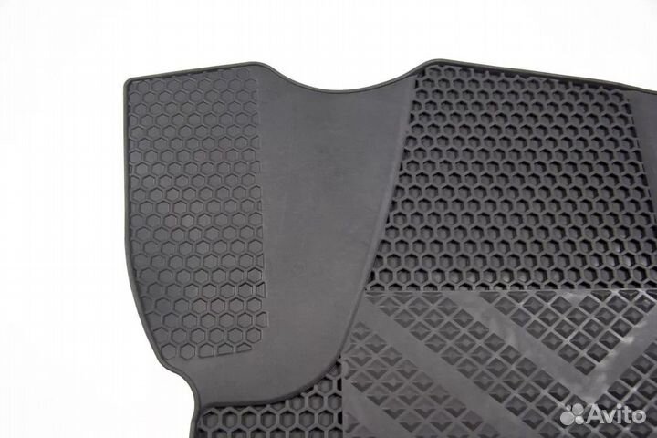 Резиновые коврики соты Skoda Rapid