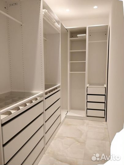 Гардеробная на заказ от производителя