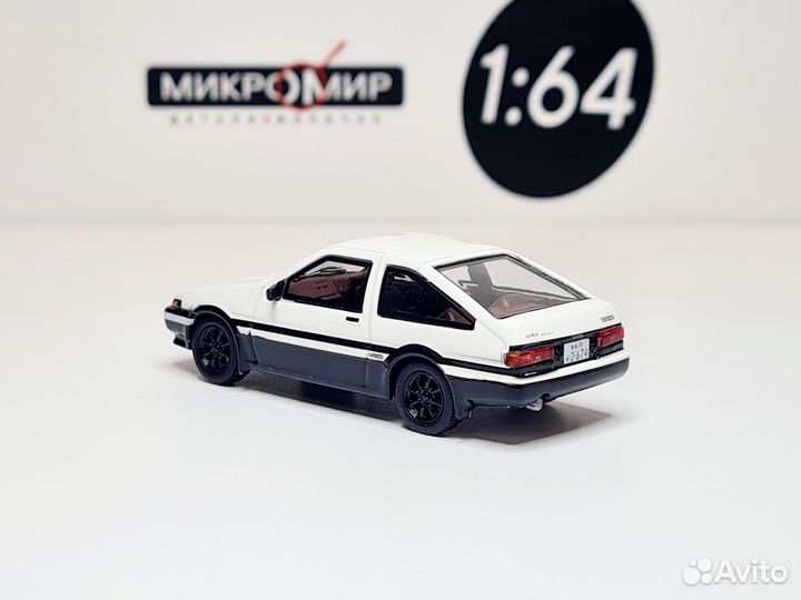 Модель TimeMicro 1/64 Toyota Trueno AE86