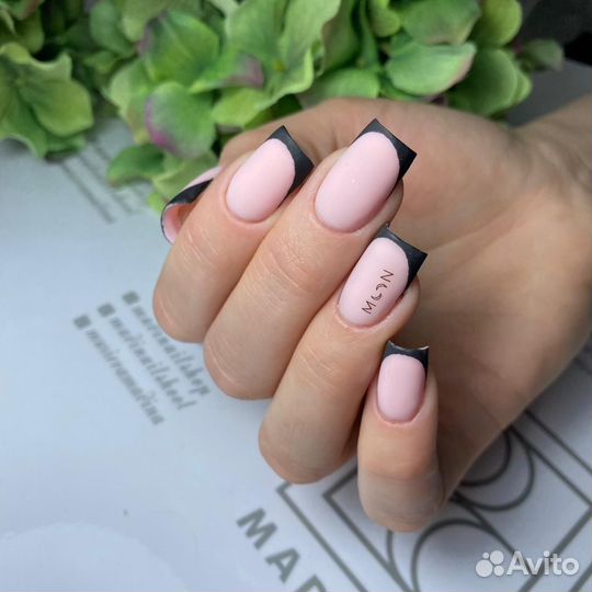 Маникюр с укреплением гель лака/наращивание