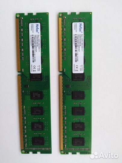 Оперативная память Netac DDR3 8Gb 1600MHz