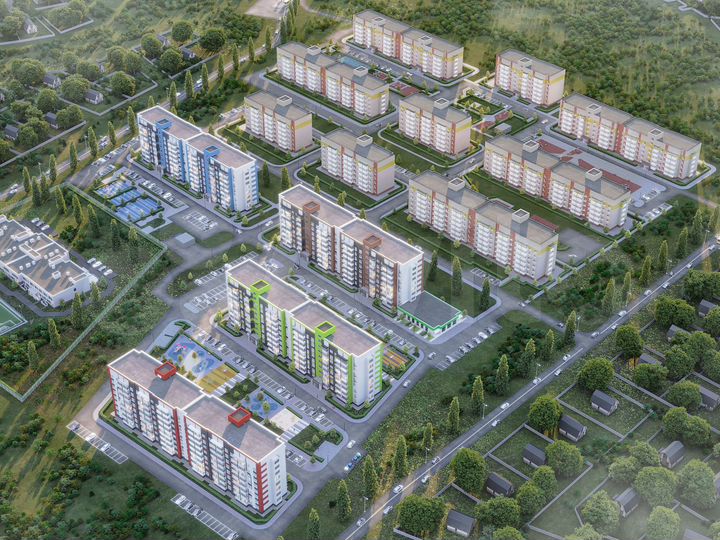 1-к. квартира, 36,1 м², 3/8 эт.