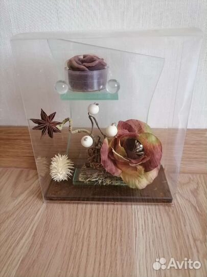 Ароматическая свеча ручной работы