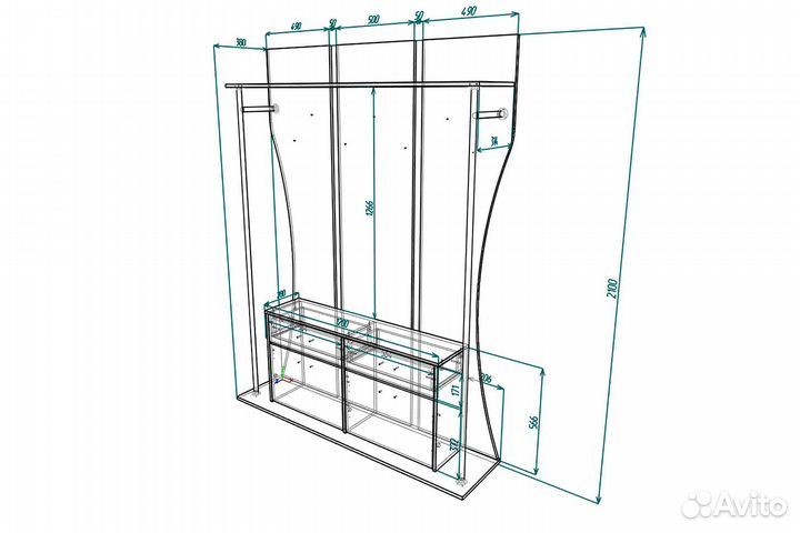 Прихожая Мебелеф-23
