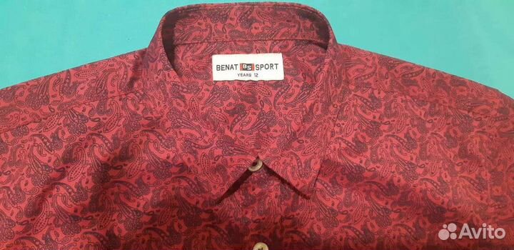 Рубашка и джинсы на мальчика рост 152