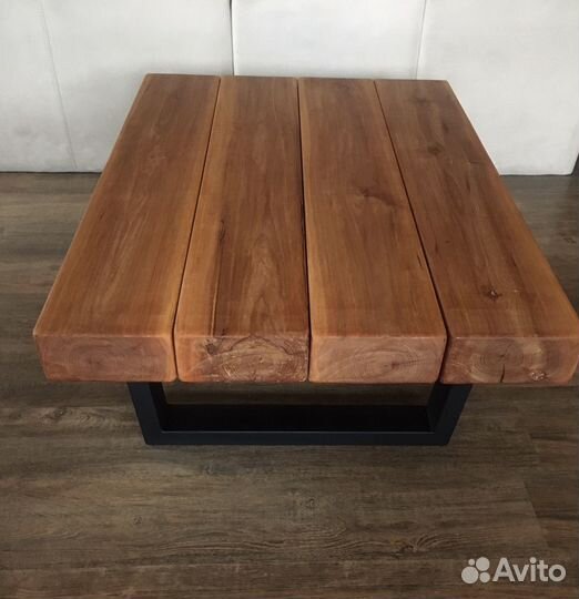 Стол из массива дерева стиль лофт/русстик