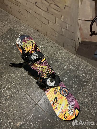 Новый сноуборд black fire guppy 130см