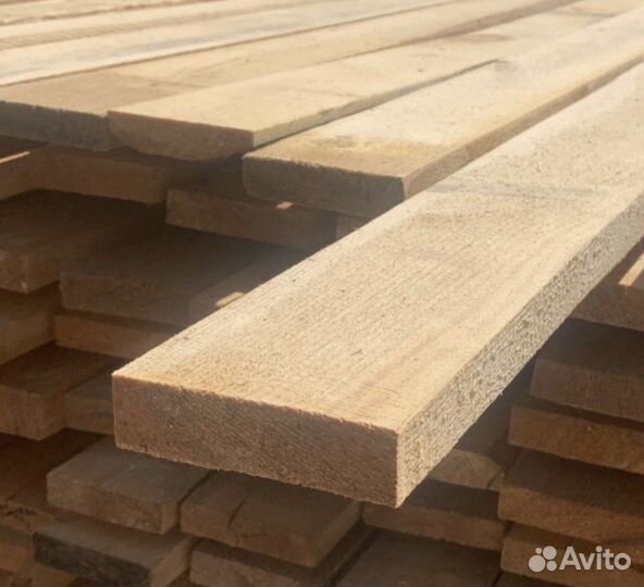 Доска обрезная 50х200х6000мм