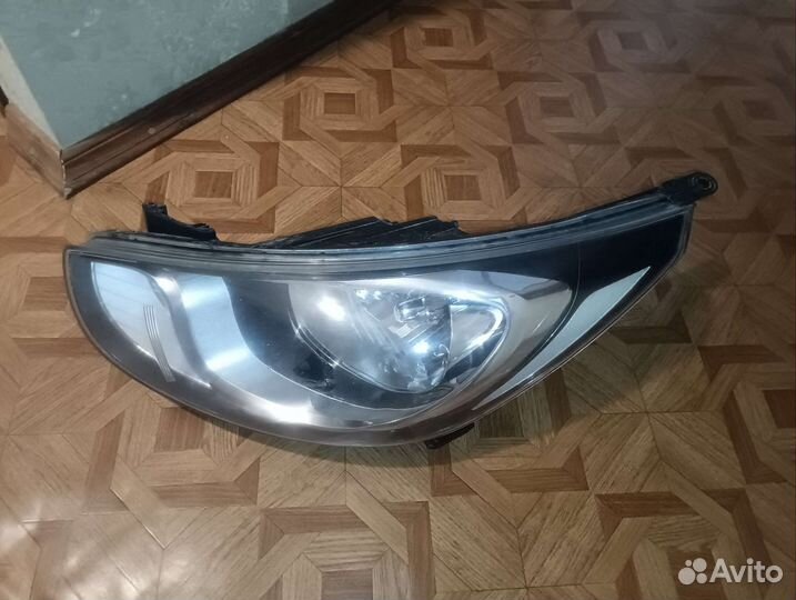 Фара левая hyundai solaris 2012