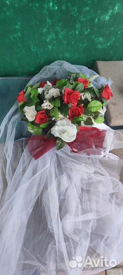 Украшения для машины на свадьбу