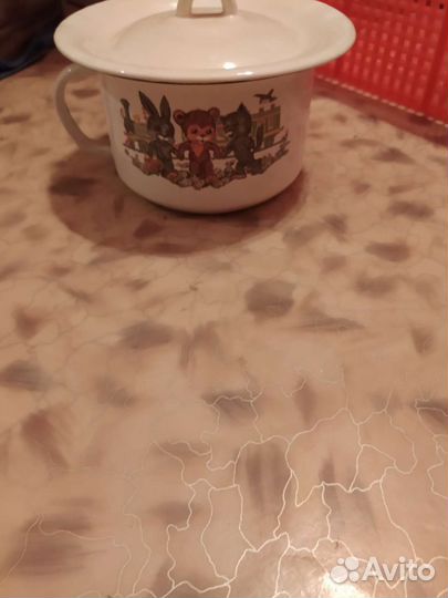 Горшок детский эмалированный новый СССР