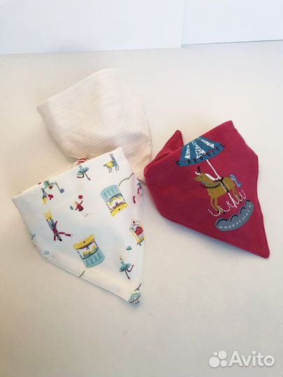 Нагрудники для девочки (3шт/уп)