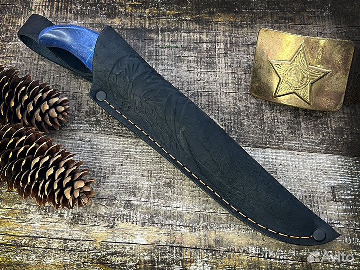 Финка универсальная с грибком из стали 110Х18 мшд