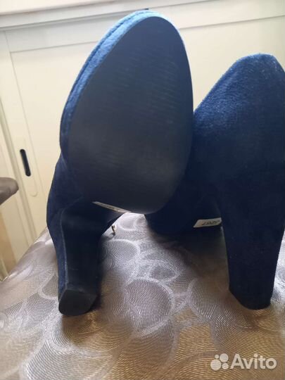 Туфли женские 35 размер замша