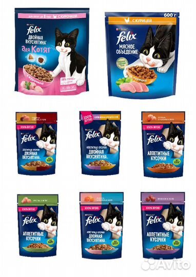 Корм для кошек Felix в желе 75г