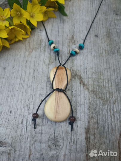 Подвеска на шею/подвеска в машину из кедра
