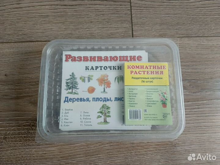 Развивающие/раздаточные карточки растения, цветы